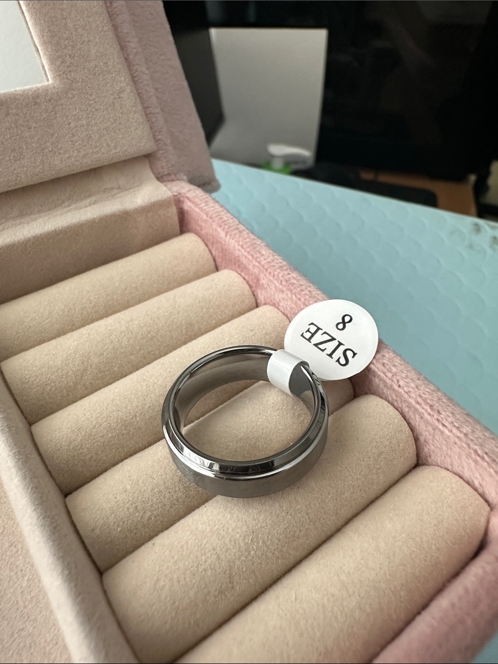 Rising Time Tungsten Ring - Size 8